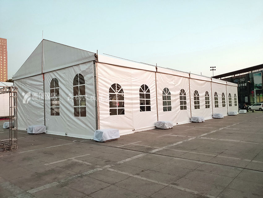2020郑州中原福塔永乐电器活动由雅创篷房租赁公司助力白色篷房